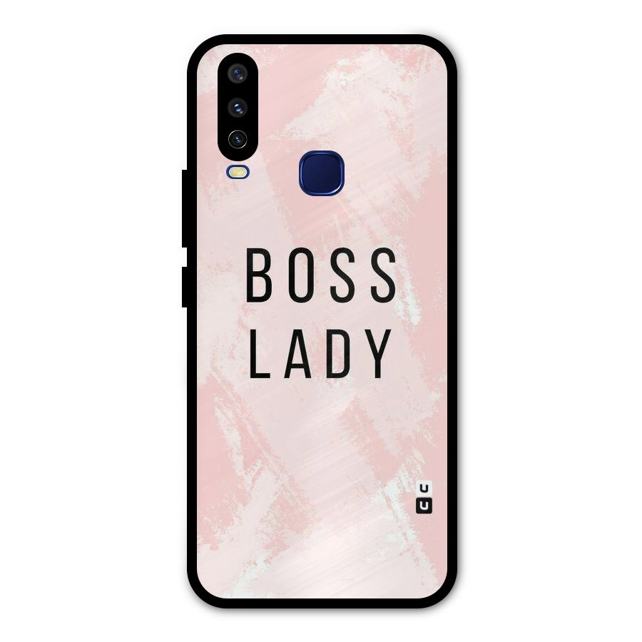 Boss Lady Pink Metal Back Case for Vivo V17