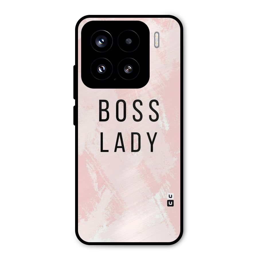 Boss Lady Pink Metal Back Case for Xiaomi 15