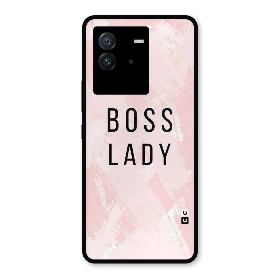 Boss Lady Pink Metal Back Case for iQOO Neo 6 5G