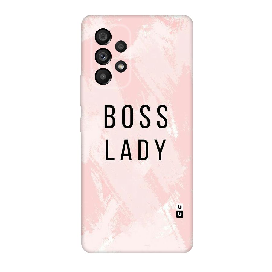 Boss Lady Pink Original Polycarbonate Back Case for Galaxy A53 5G