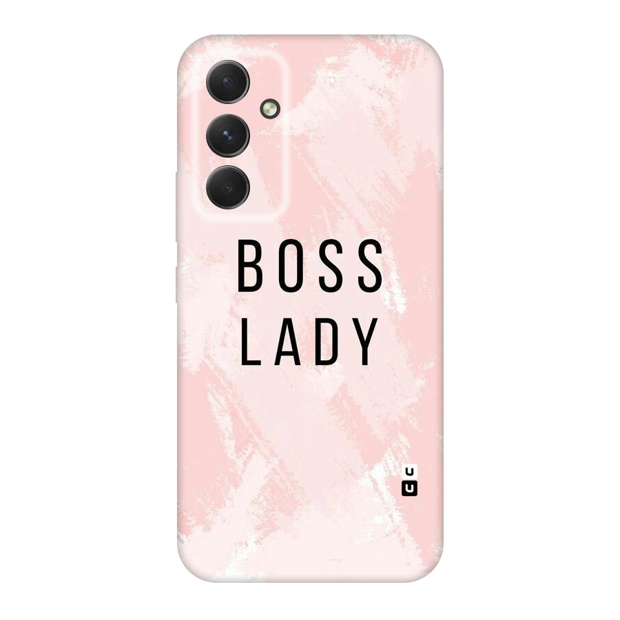 Boss Lady Pink Original Polycarbonate Back Case for Galaxy A54