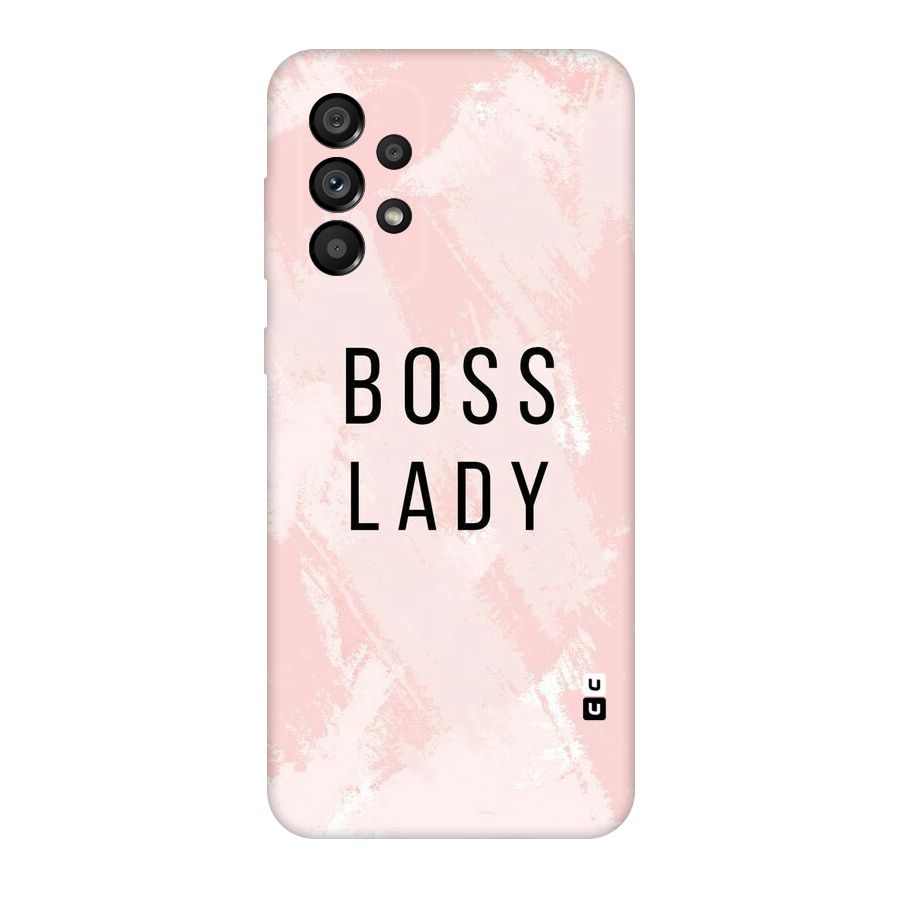Boss Lady Pink Original Polycarbonate Back Case for Galaxy A73 5G