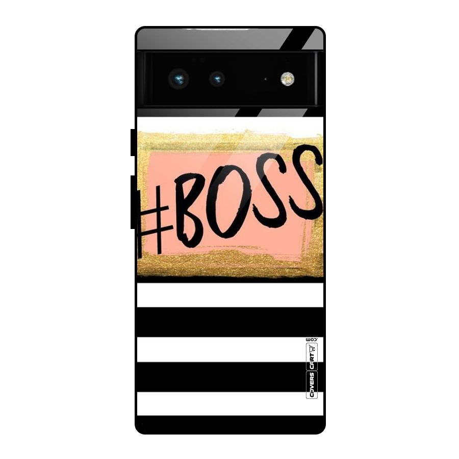 Boss Stripes Glass Back Case for Google Pixel 6