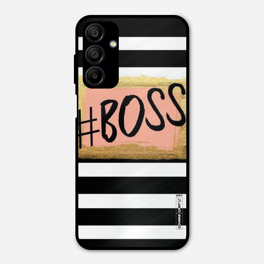 Boss Stripes Metal Back Case for Galaxy A15 5G