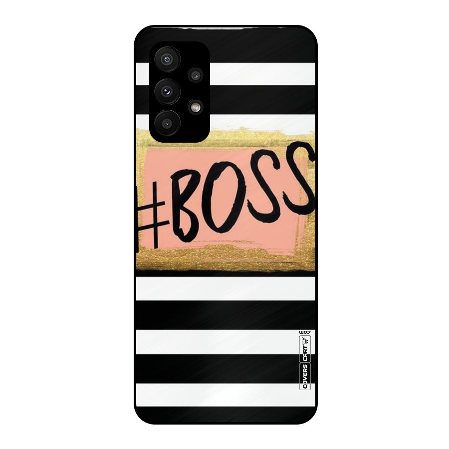 Boss Stripes Metal Back Case for Galaxy A23