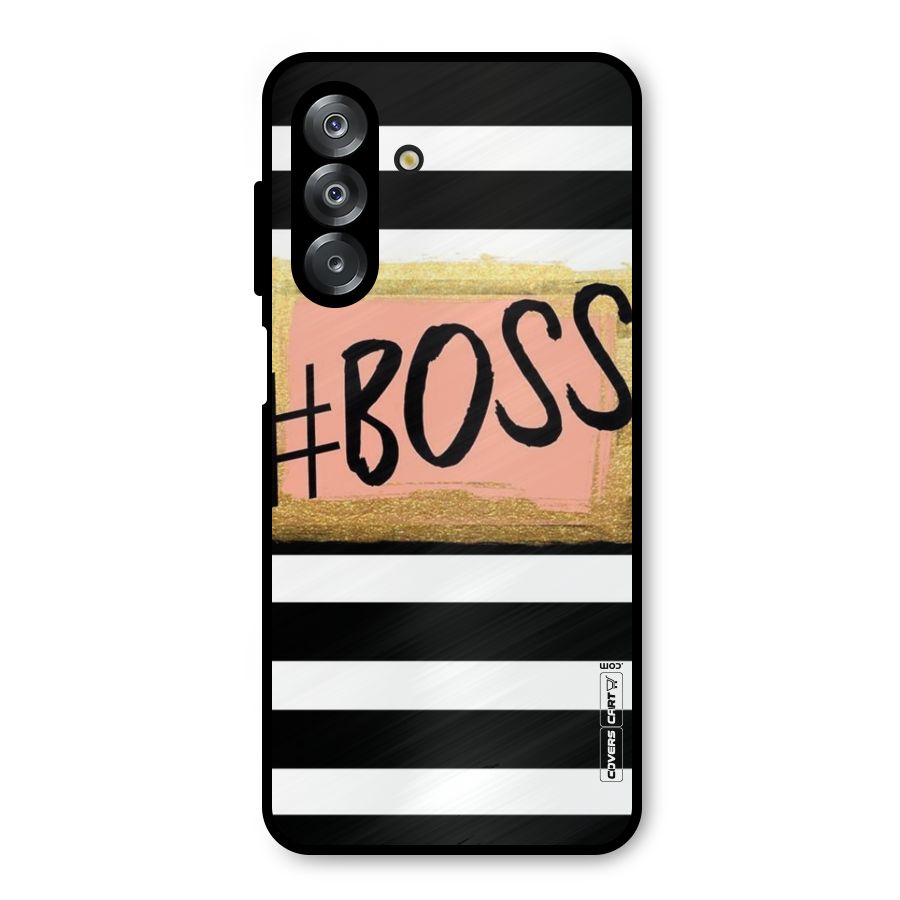 Boss Stripes Metal Back Case for Galaxy A26