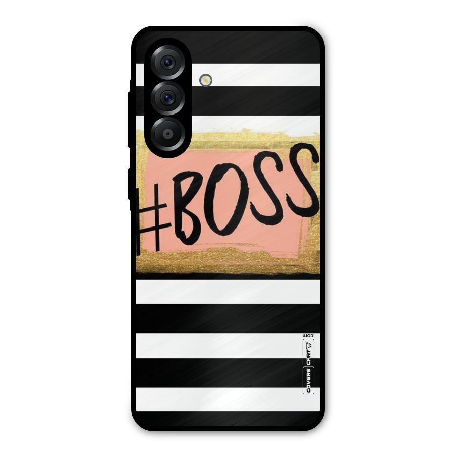 Boss Stripes Metal Back Case for Galaxy A56