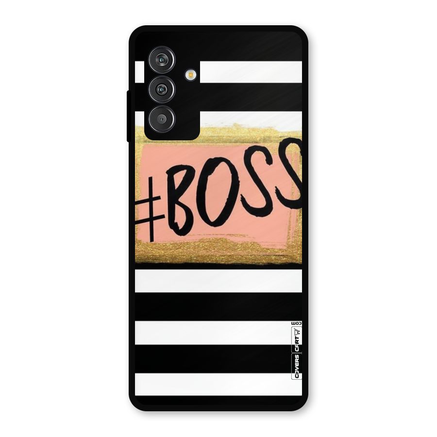 Boss Stripes Metal Back Case for Galaxy F13
