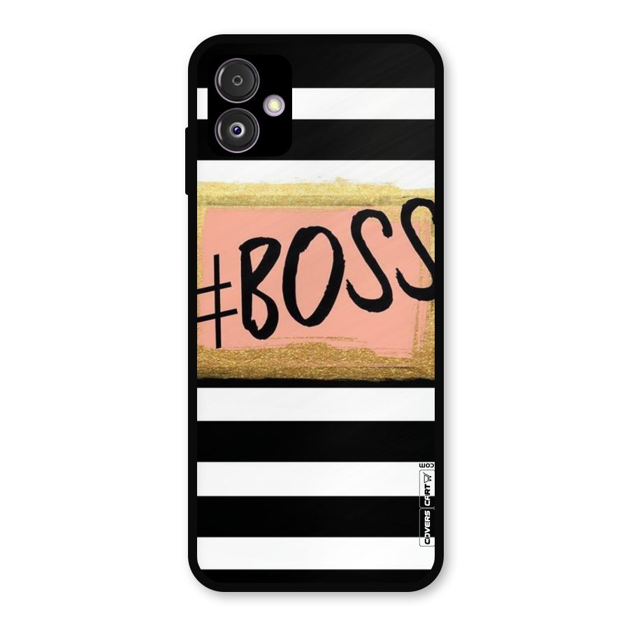 Boss Stripes Metal Back Case for Galaxy F14