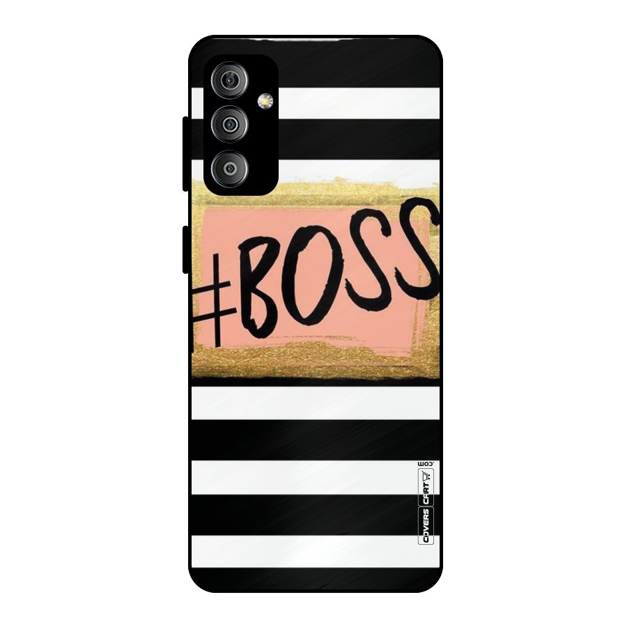 Boss Stripes Metal Back Case for Galaxy F23