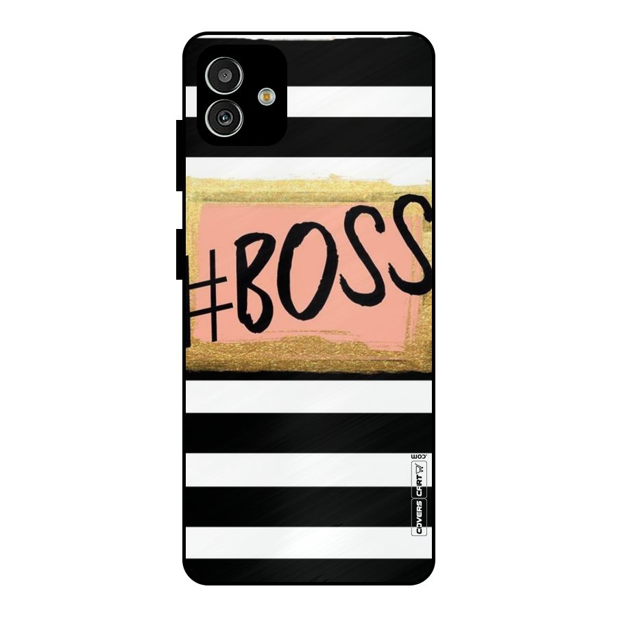 Boss Stripes Metal Back Case for Galaxy M13 5G