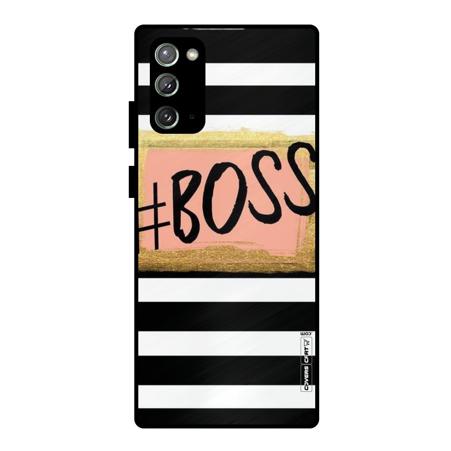 Boss Stripes Metal Back Case for Galaxy Note 20
