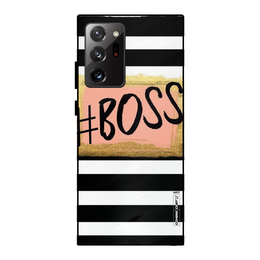 Boss Stripes Metal Back Case for Galaxy Note 20 Ultra