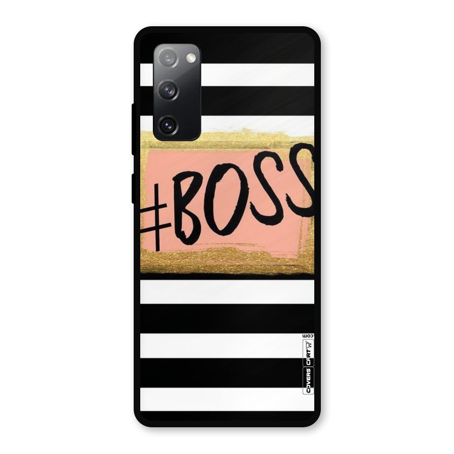 Boss Stripes Metal Back Case for Galaxy S20 FE