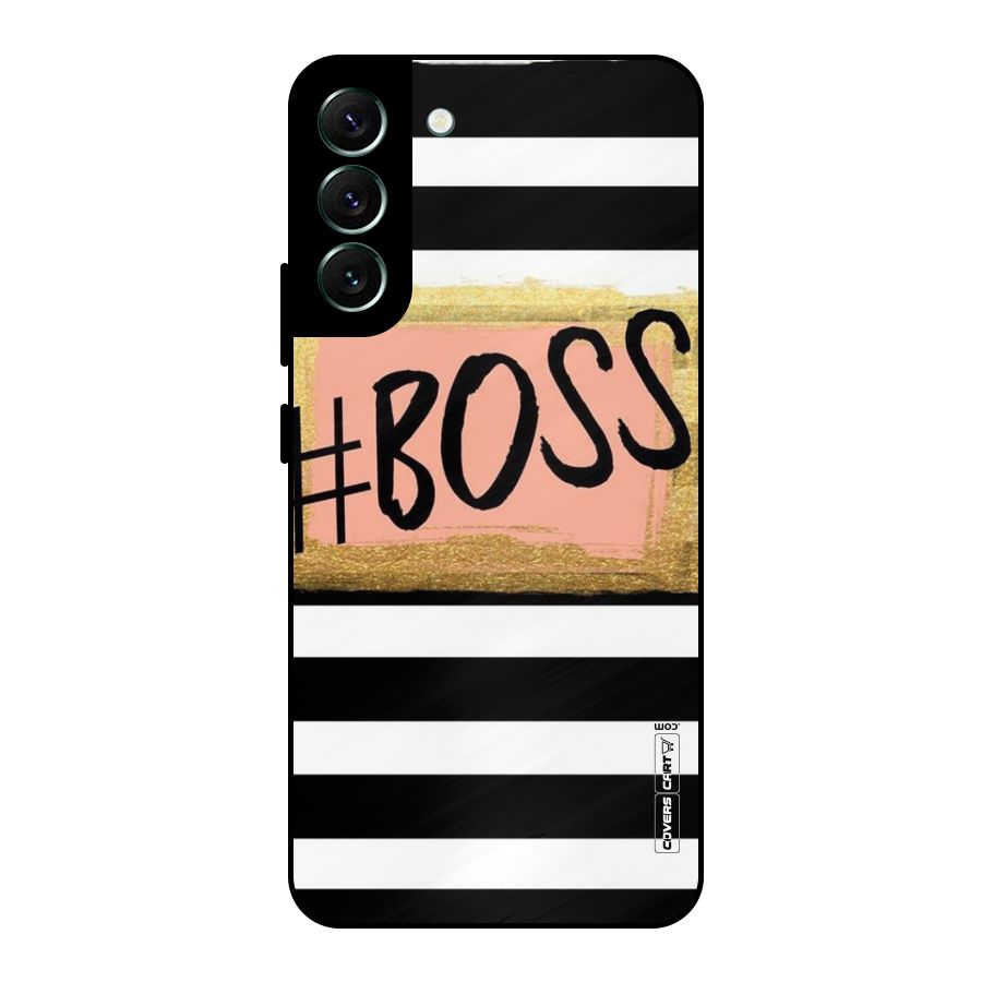 Boss Stripes Metal Back Case for Galaxy S22 Plus 5G