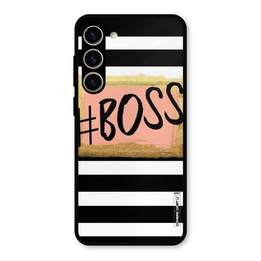 Boss Stripes Metal Back Case for Galaxy S23 Plus