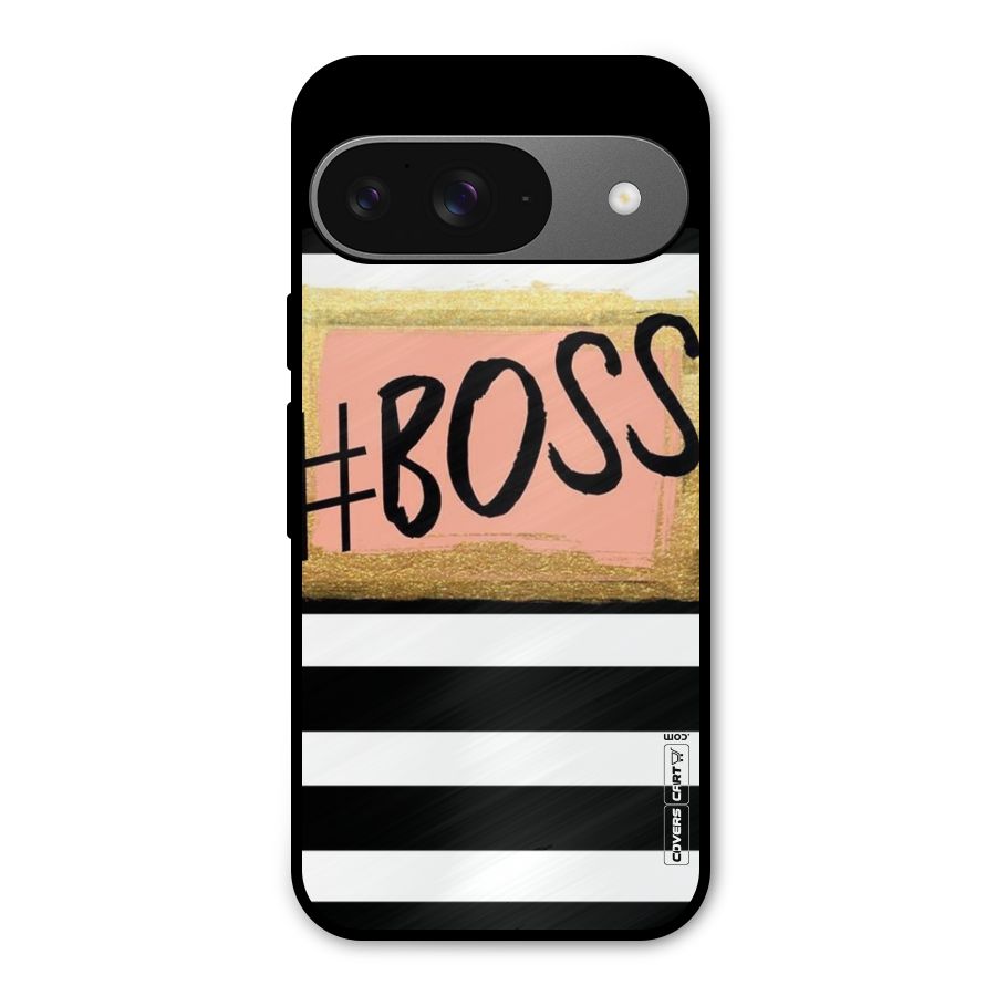 Boss Stripes Metal Back Case for Google Pixel 9