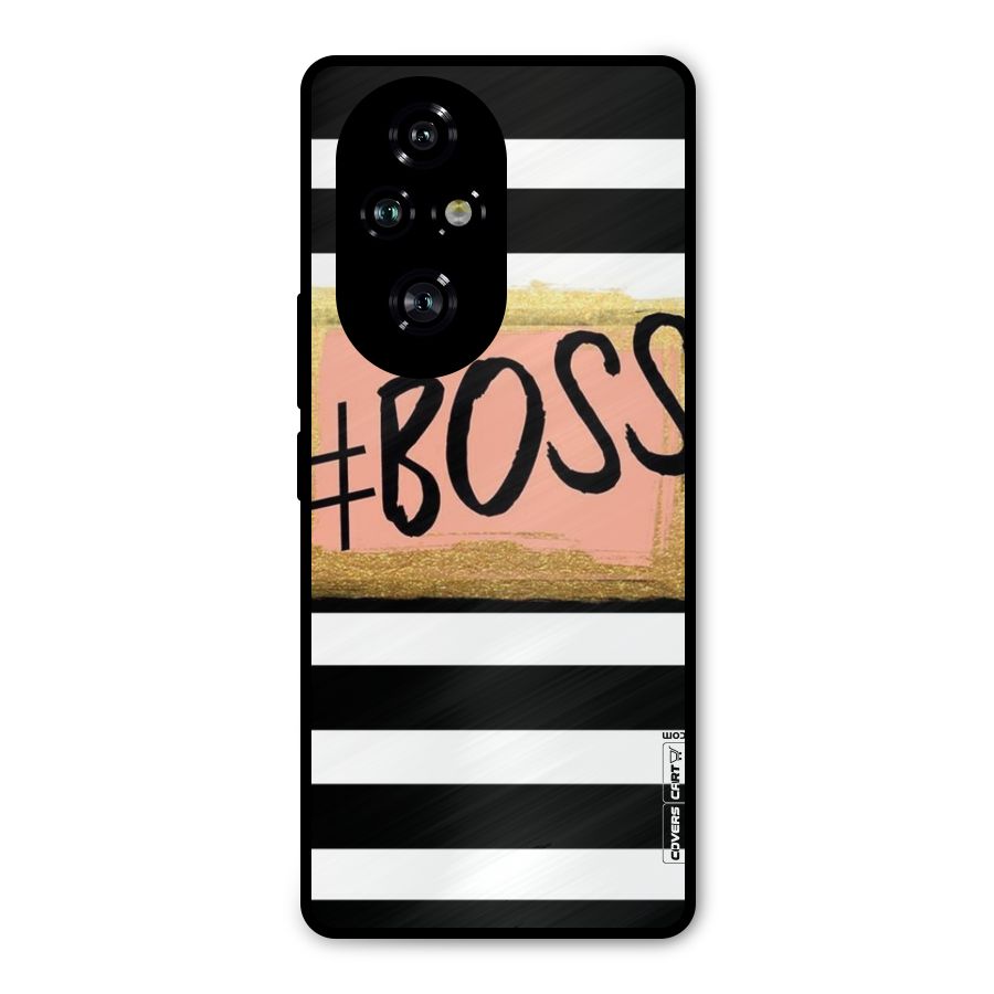 Boss Stripes Metal Back Case for Honor 200 Pro