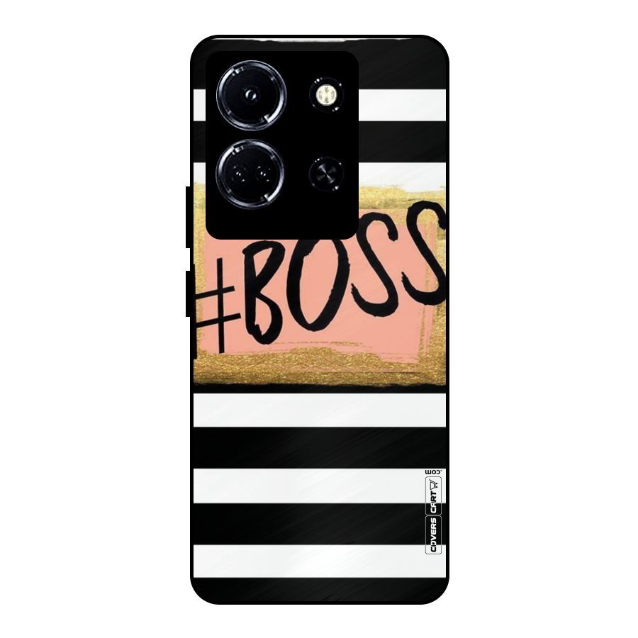 Boss Stripes Metal Back Case for Infinix Note 30 5G