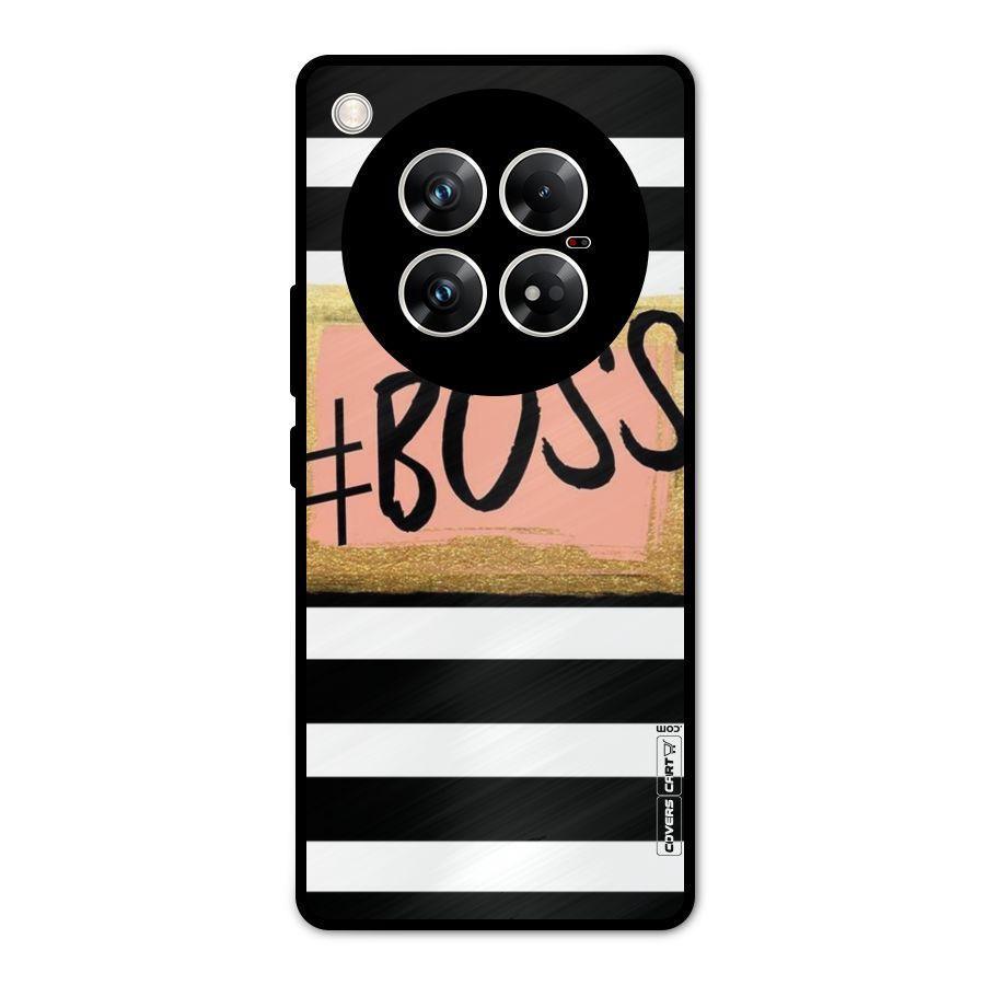 Boss Stripes Metal Back Case for Infinix Zero 40 5G