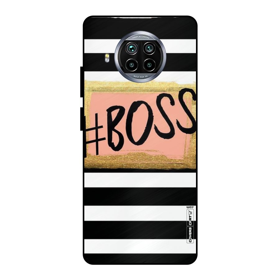 Boss Stripes Metal Back Case for Mi 10i