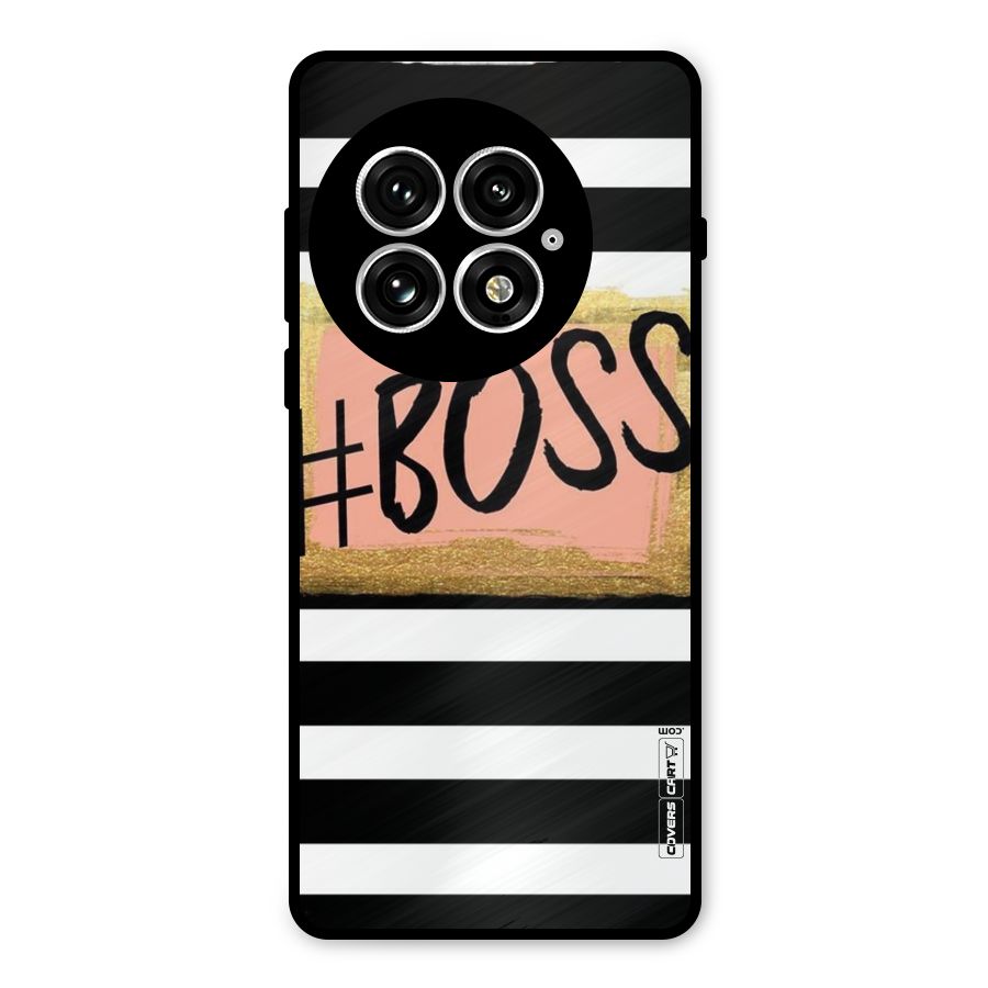 Boss Stripes Metal Back Case for OnePlus 13