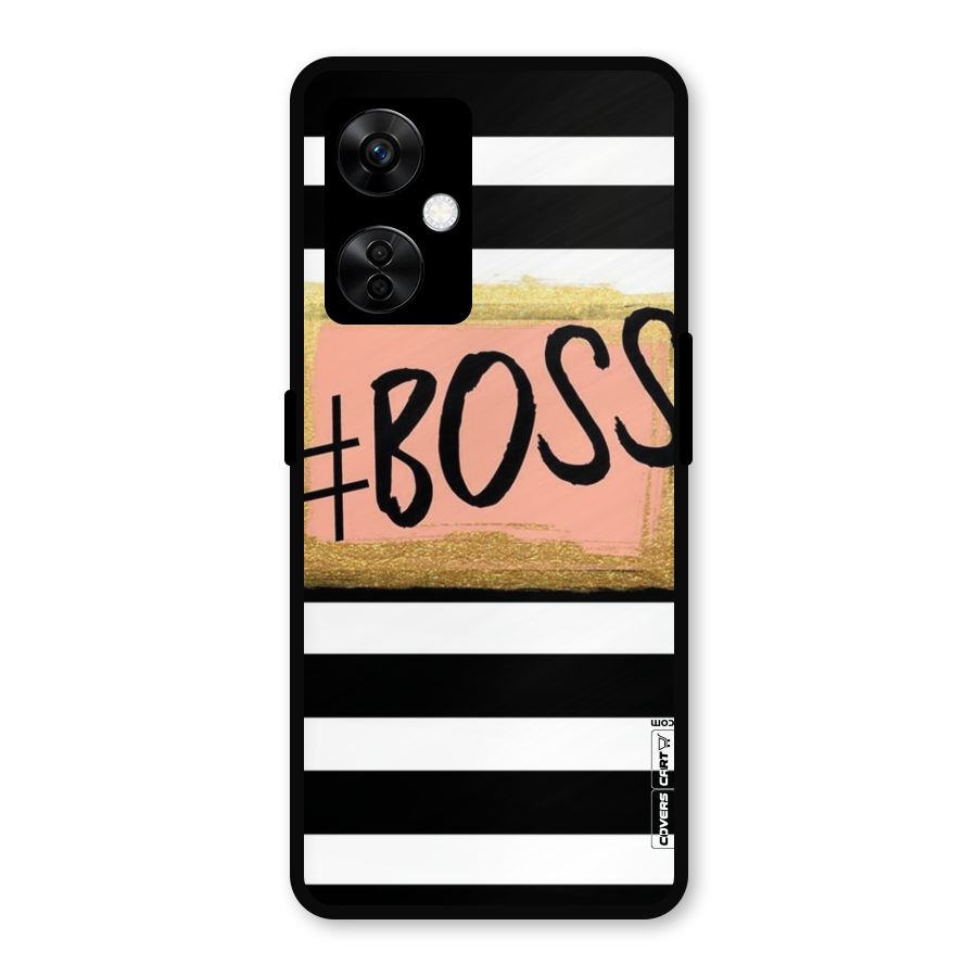 Boss Stripes Metal Back Case for OnePlus Nord CE 3 Lite
