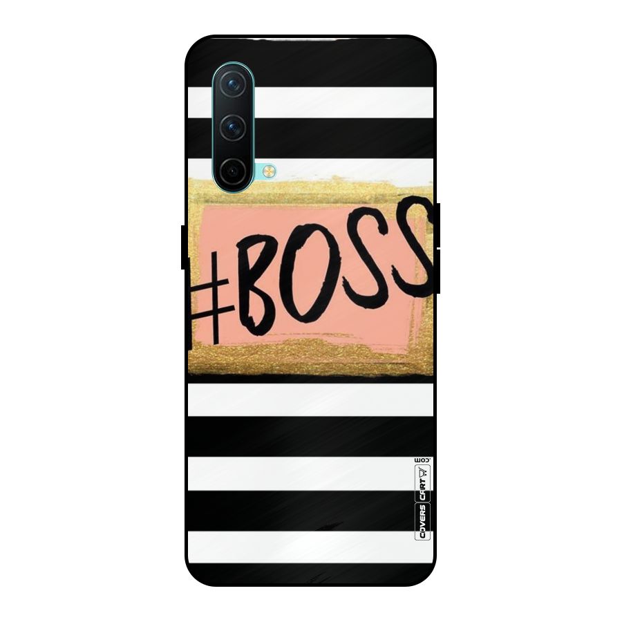 Boss Stripes Metal Back Case for OnePlus Nord CE 5G