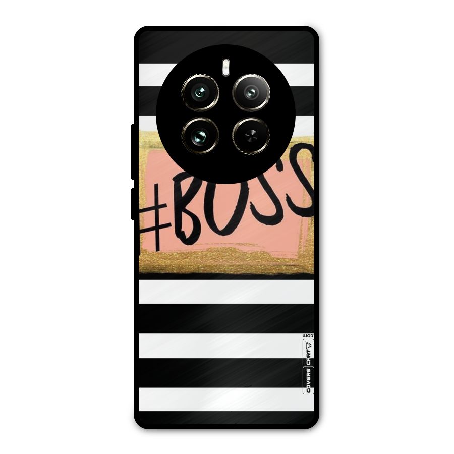Boss Stripes Metal Back Case for Realme 12 Pro