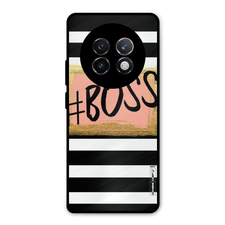 Boss Stripes Metal Back Case for Realme 13 Plus