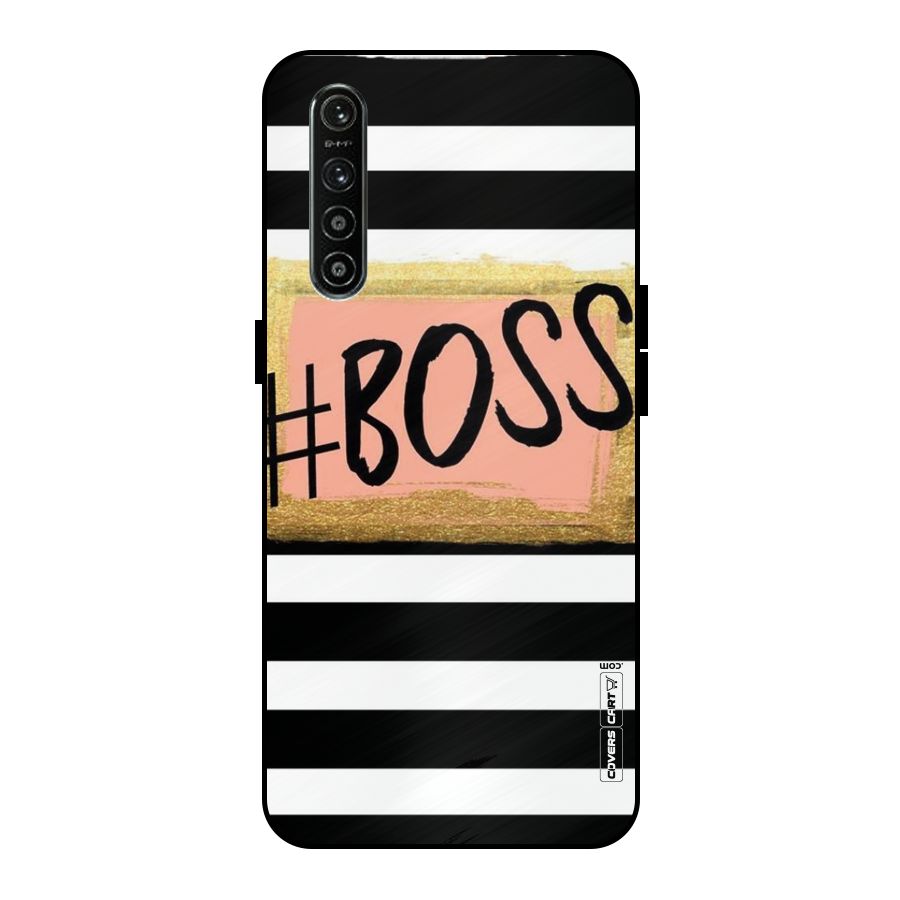 Boss Stripes Metal Back Case for Realme XT