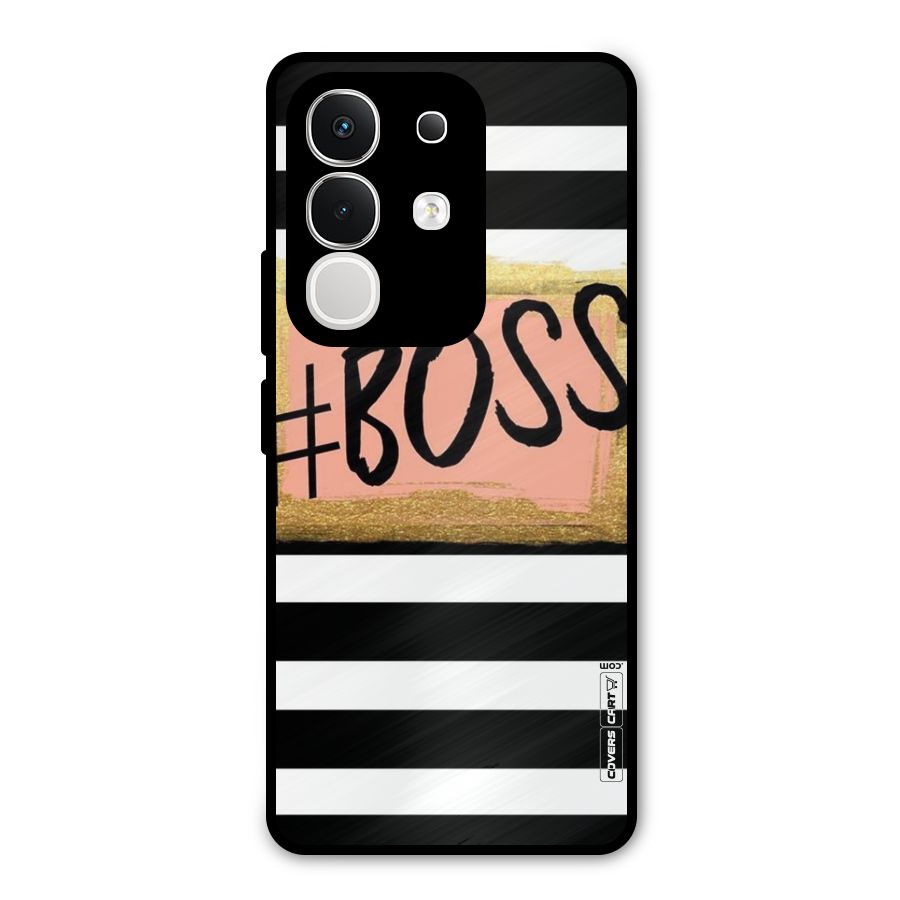Boss Stripes Metal Back Case for Vivo T4x