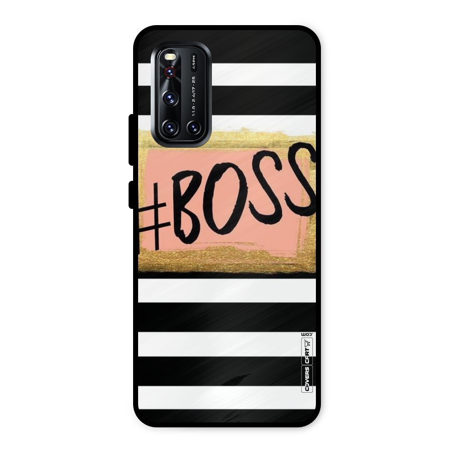 Boss Stripes Metal Back Case for Vivo V19