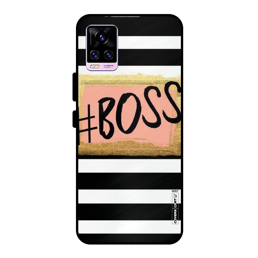 Boss Stripes Metal Back Case for Vivo V20 Pro