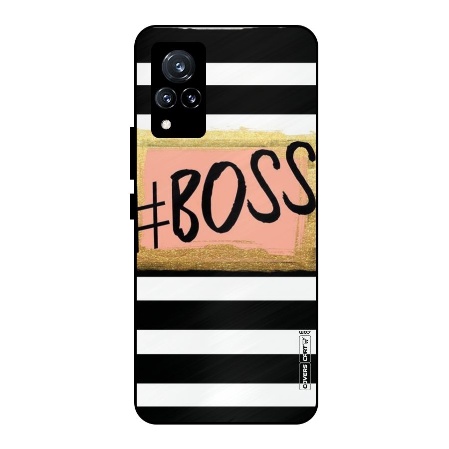 Boss Stripes Metal Back Case for Vivo V21 5G