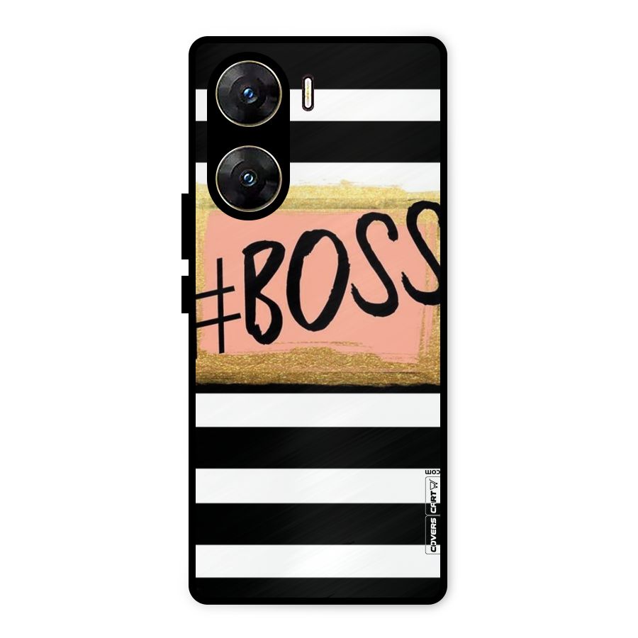Boss Stripes Metal Back Case for Vivo V29e
