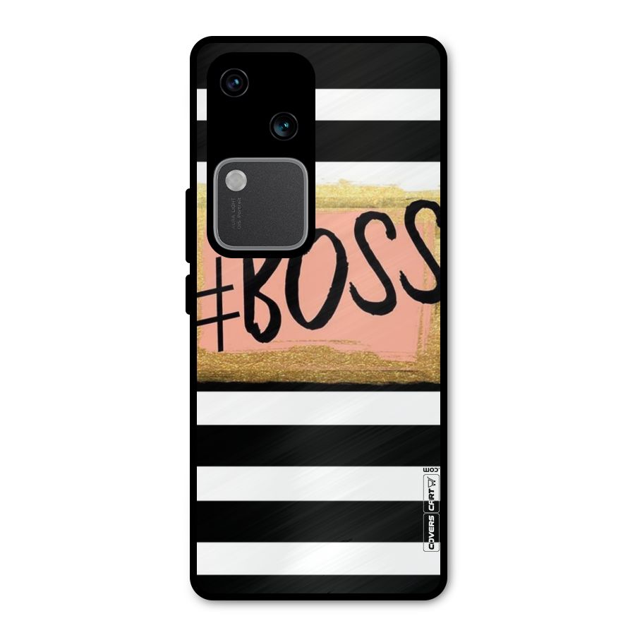 Boss Stripes Metal Back Case for Vivo V30