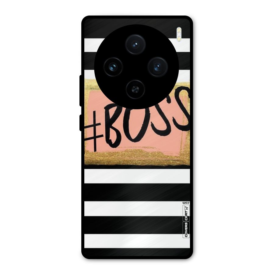 Boss Stripes Metal Back Case for Vivo X100