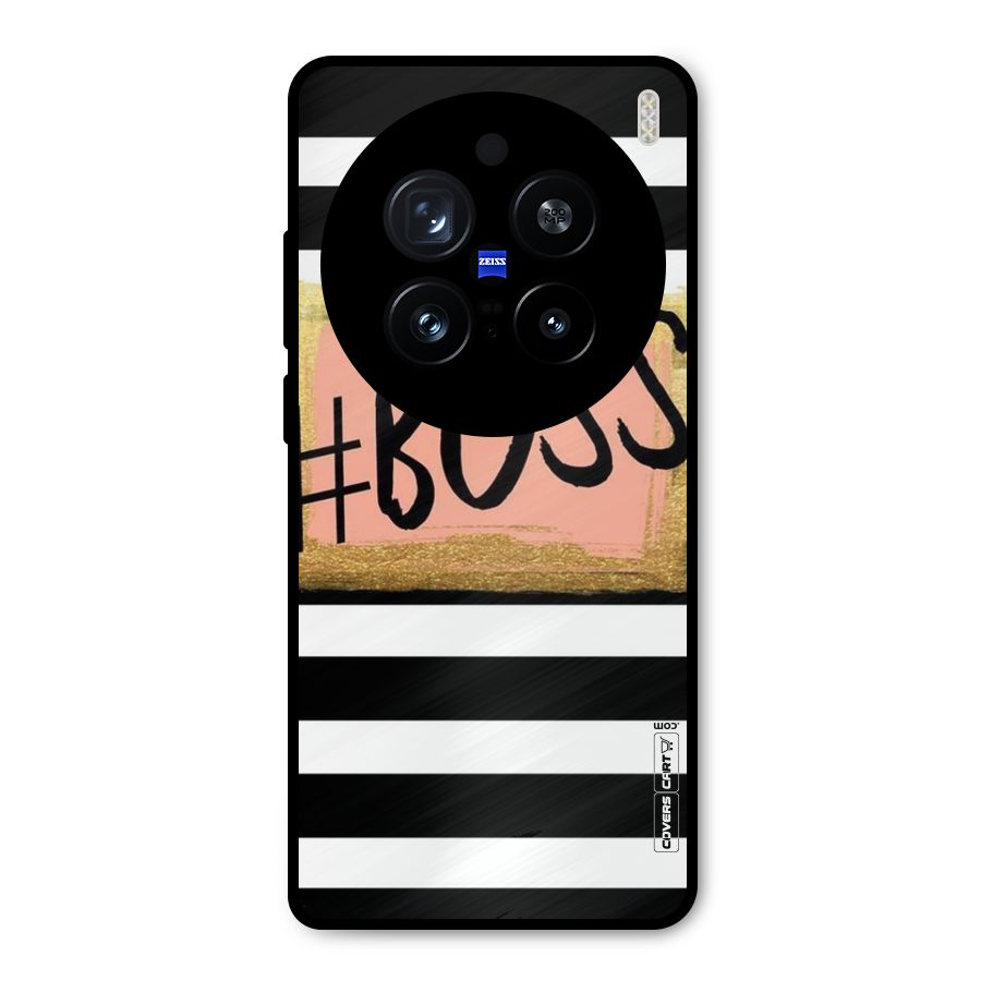Boss Stripes Metal Back Case for Vivo X200 Pro