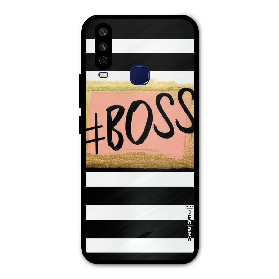 Boss Stripes Metal Back Case for Vivo Y15