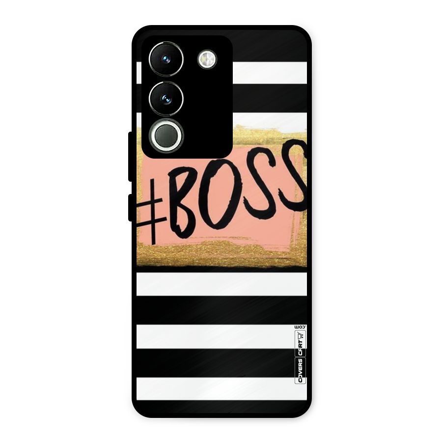 Boss Stripes Metal Back Case for Vivo Y200