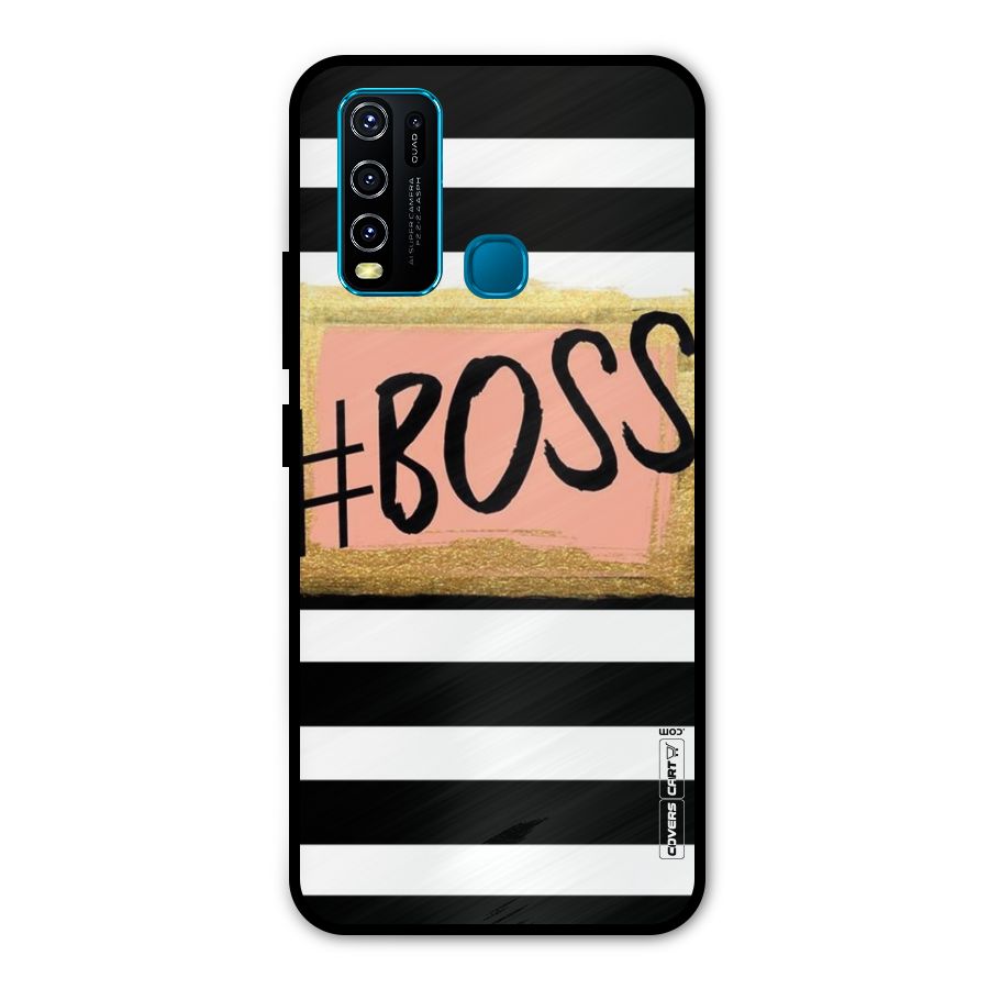 Boss Stripes Metal Back Case for Vivo Y50