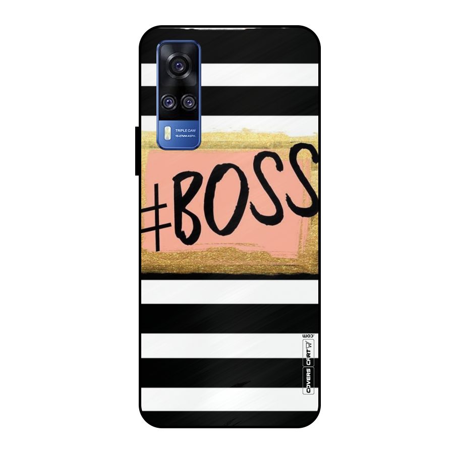 Boss Stripes Metal Back Case for Vivo Y51