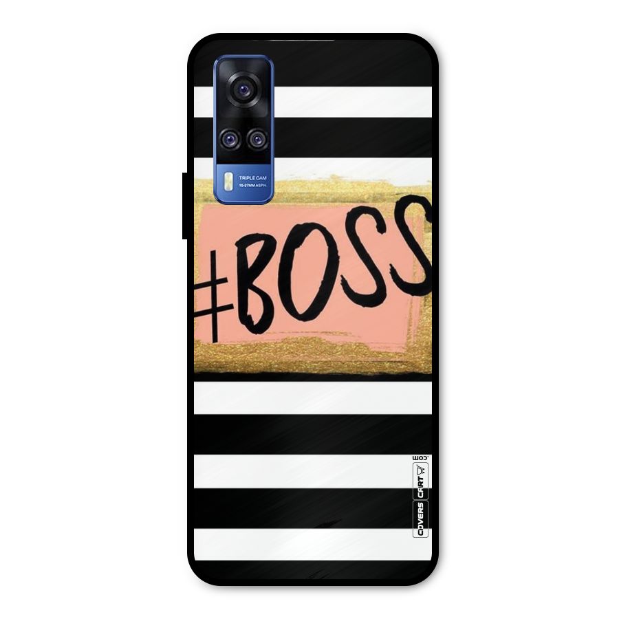 Boss Stripes Metal Back Case for Vivo Y51A