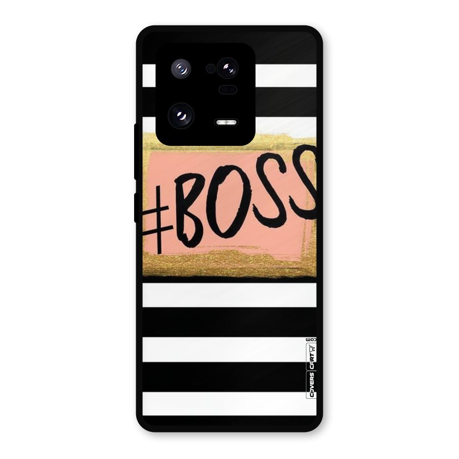 Boss Stripes Metal Back Case for Xiaomi 13 Pro