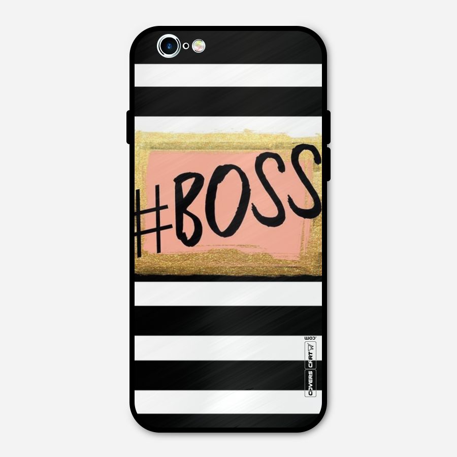 Boss Stripes Metal Back Case for iPhone 6 6s