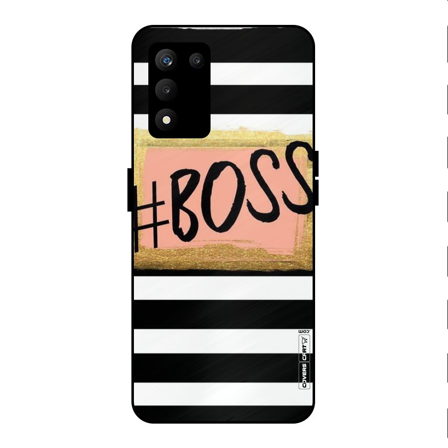Boss Stripes Metal Back Case for realme 9 5G SE
