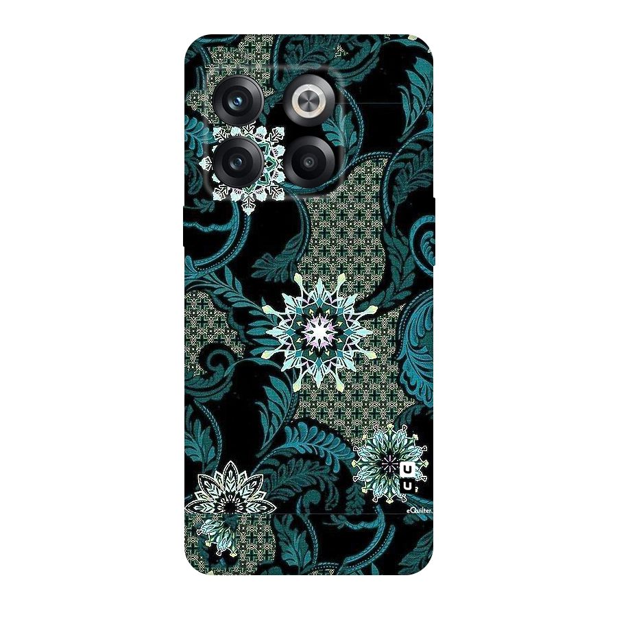 Bottle Green Floral Original Polycarbonate Back Case for OnePlus 10T