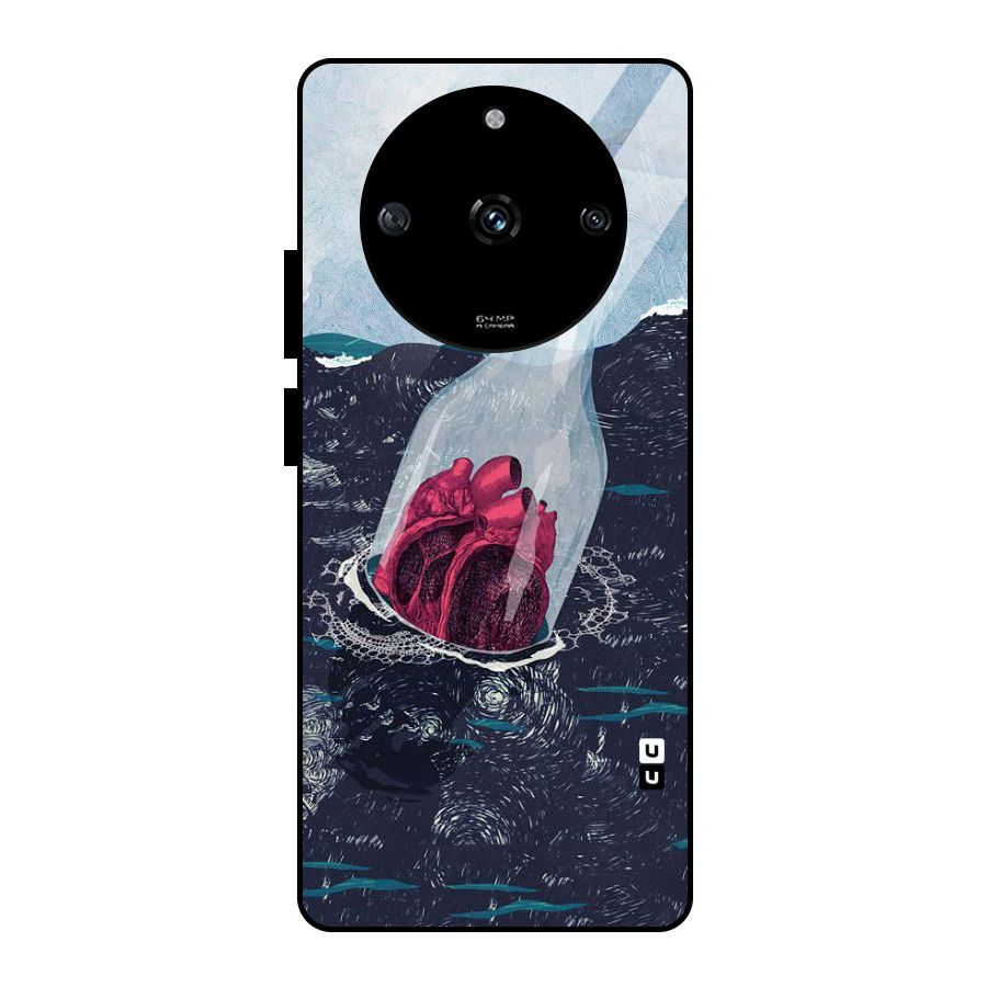 Bottle Heart Glass Back Case for Realme Narzo 60 5G
