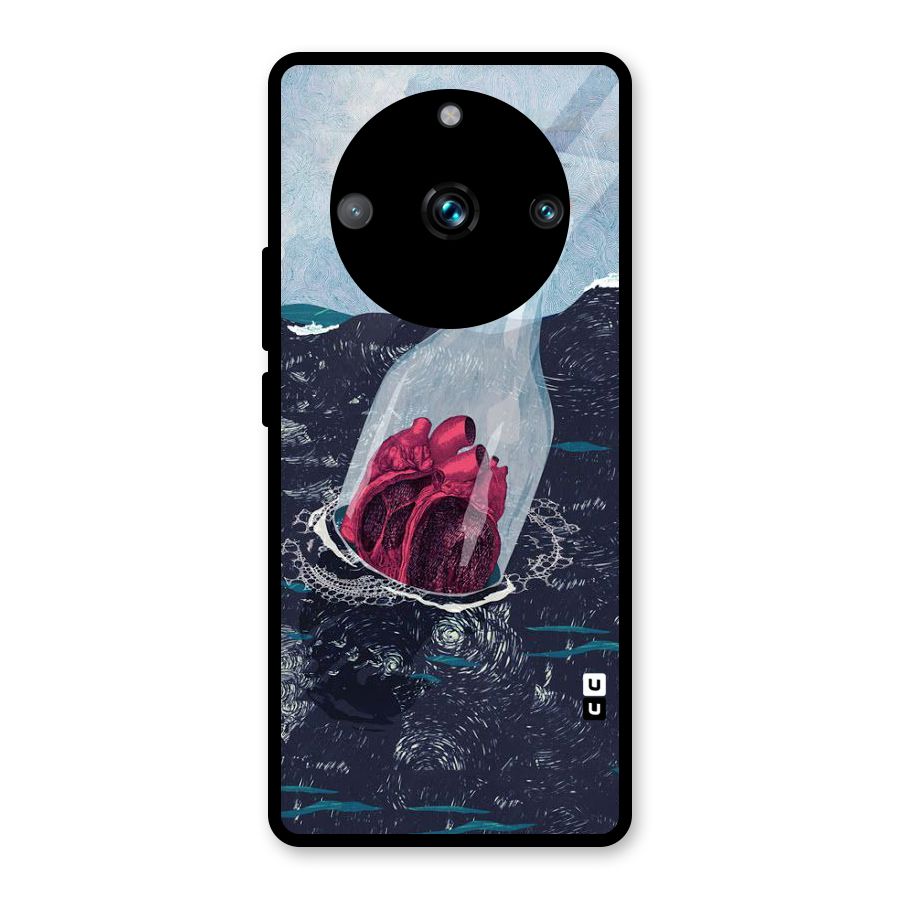 Bottle Heart Glass Back Case for Realme Narzo 60 Pro